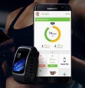 Bratara fitness si conexiune smartphone